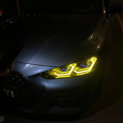 For BMW G22 G80 M3 G82 Jiayi M4 Csl Series Drl Rgbw Multicolor