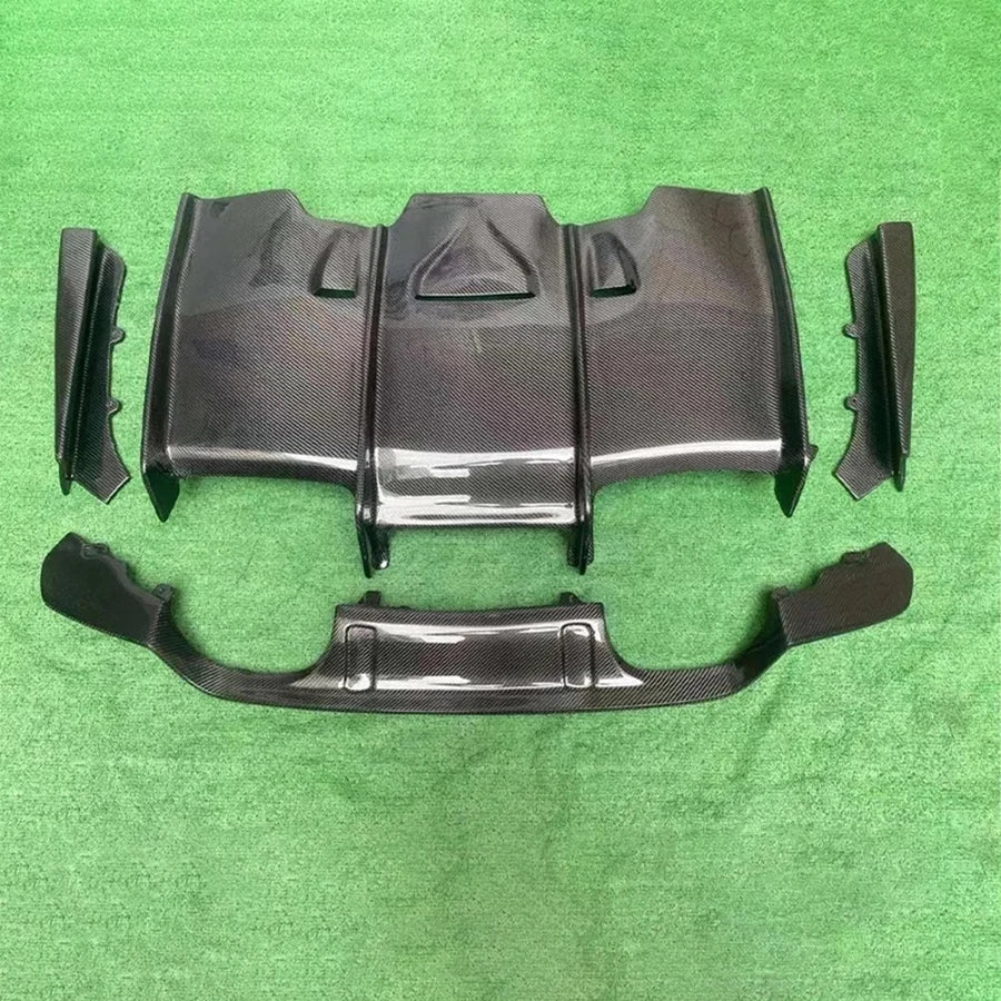 For BMW M3 M4 F80 F82 F83 Carbon Fiber Back Lip Rear Bumper