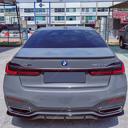 For BMW G11 G12 Lci M Sport Gloss Black Mp Rear Diffuser 730D