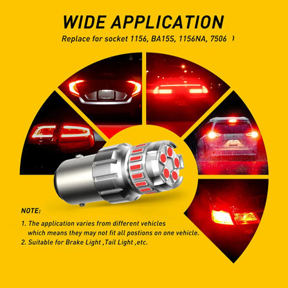 Auxito 2PCS 1157 P21 5W Bulb P21W ba15s 1156