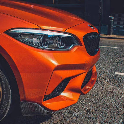 For BMW F87 M2 2016-2020 Air Real Carbon Fiber Front Bumper