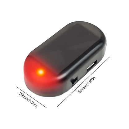 Solar Powered Simulated Dummy Alarm Super Bright Fake Warning