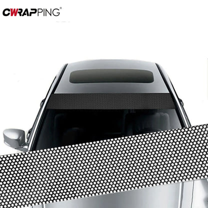 Sunshade Stickers Fly Eye One Way Vision Mesh Film