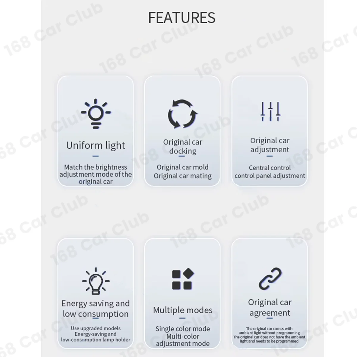 For Mercedes Benz W177 W118 W247 Colour Ambient Glb Gla Cla A B