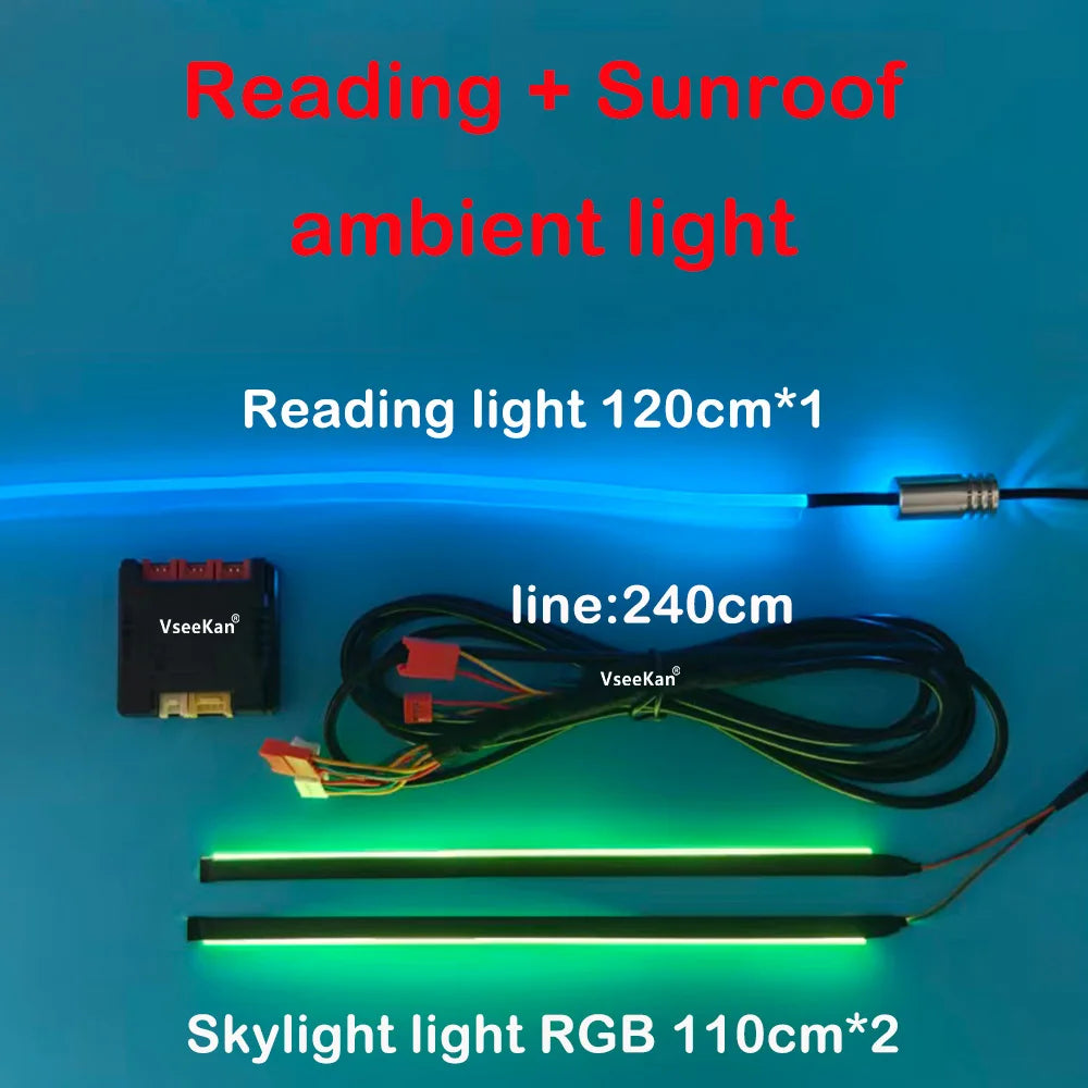 Horn Ambient Reading Sunroof Atmosphere Interior Roof Panoramic