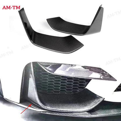 For BMW M3 F80 M4 F82 F83 M Carbon Fiber Wrap Angle Front Bumper