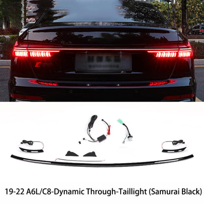 For Audi A6 C8 2019-2025 Decorative Dynamic Thru Tail Streamer