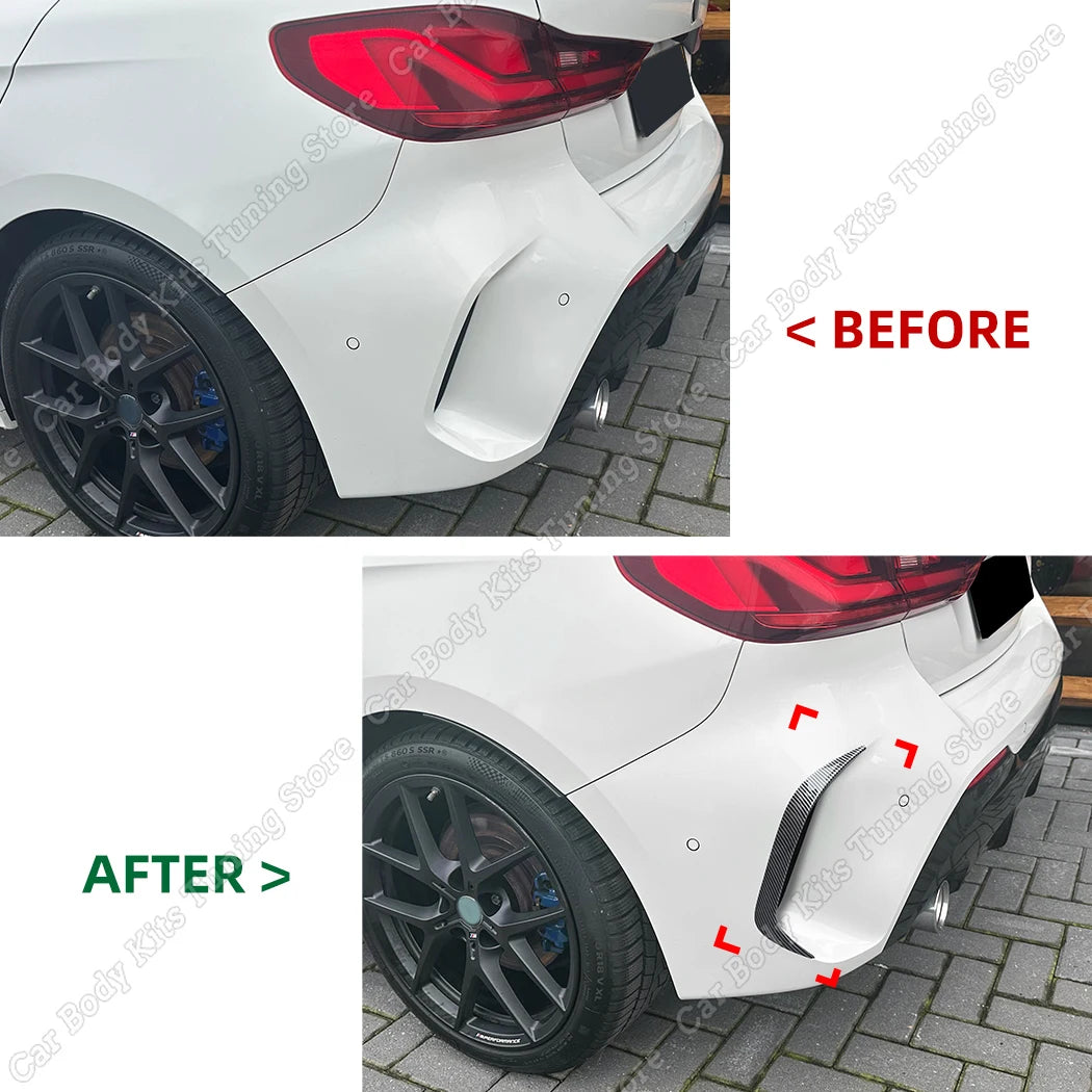 For BMW 1 Series F40 M-PACK Rear Wind Spoiler Knife Exterior ABS
