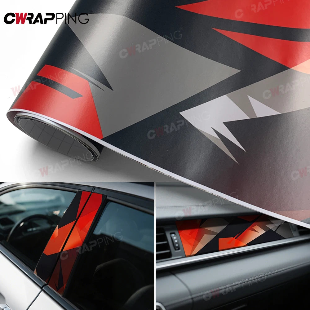 For Motorcycle Vinyls Camouflage Disruptive Pattern Geometry