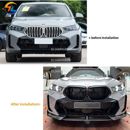 For BMW BMW X6 G06 Lci Sport 2023+mp Front Lip Shovel Spoiler