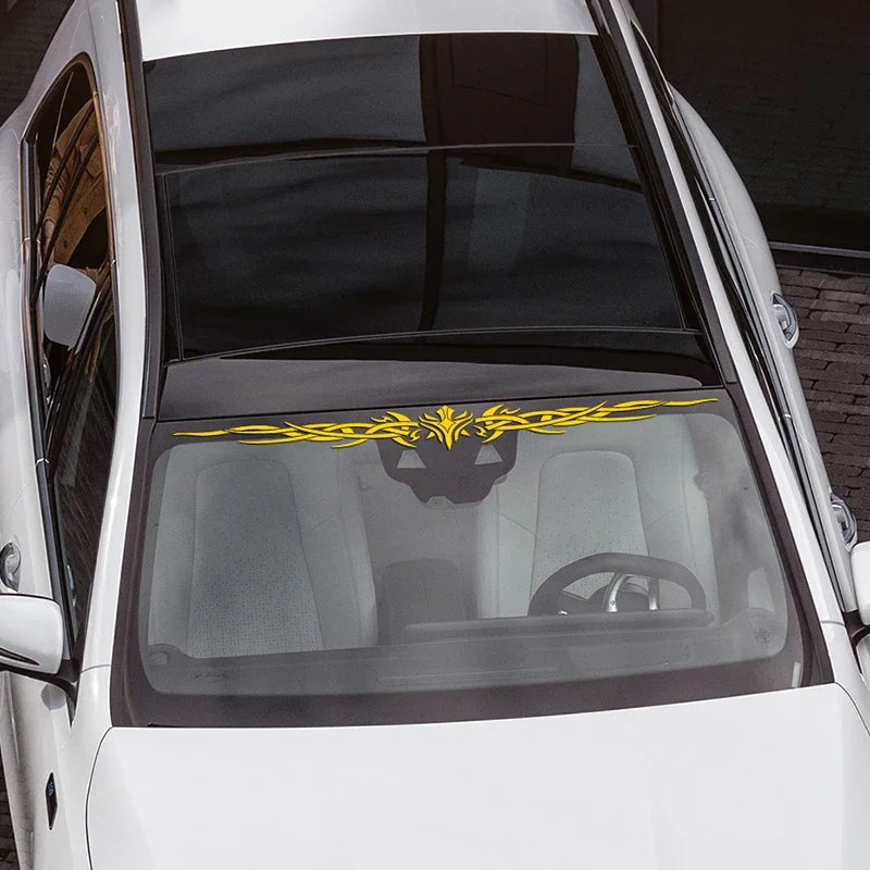 For Auto Waterproof Angel Wings Totem Sticker Line Stitching