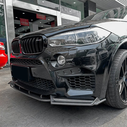 For BMW X5M F85 X6M F86 Front Bumper Shovel Lower Lip Splitter