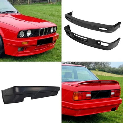 For 3 Series E30 1982-1994 2 m-tech Body Kit Bumper D Front Rear