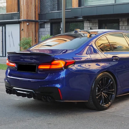 For BMW 5 Series G30 G31 Rear Bumper Diffuser Side Splitters F90