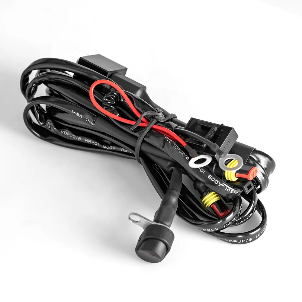Motorcycle Fog Wiring Harness Headlamp Refit Relay Wire Motorbike
