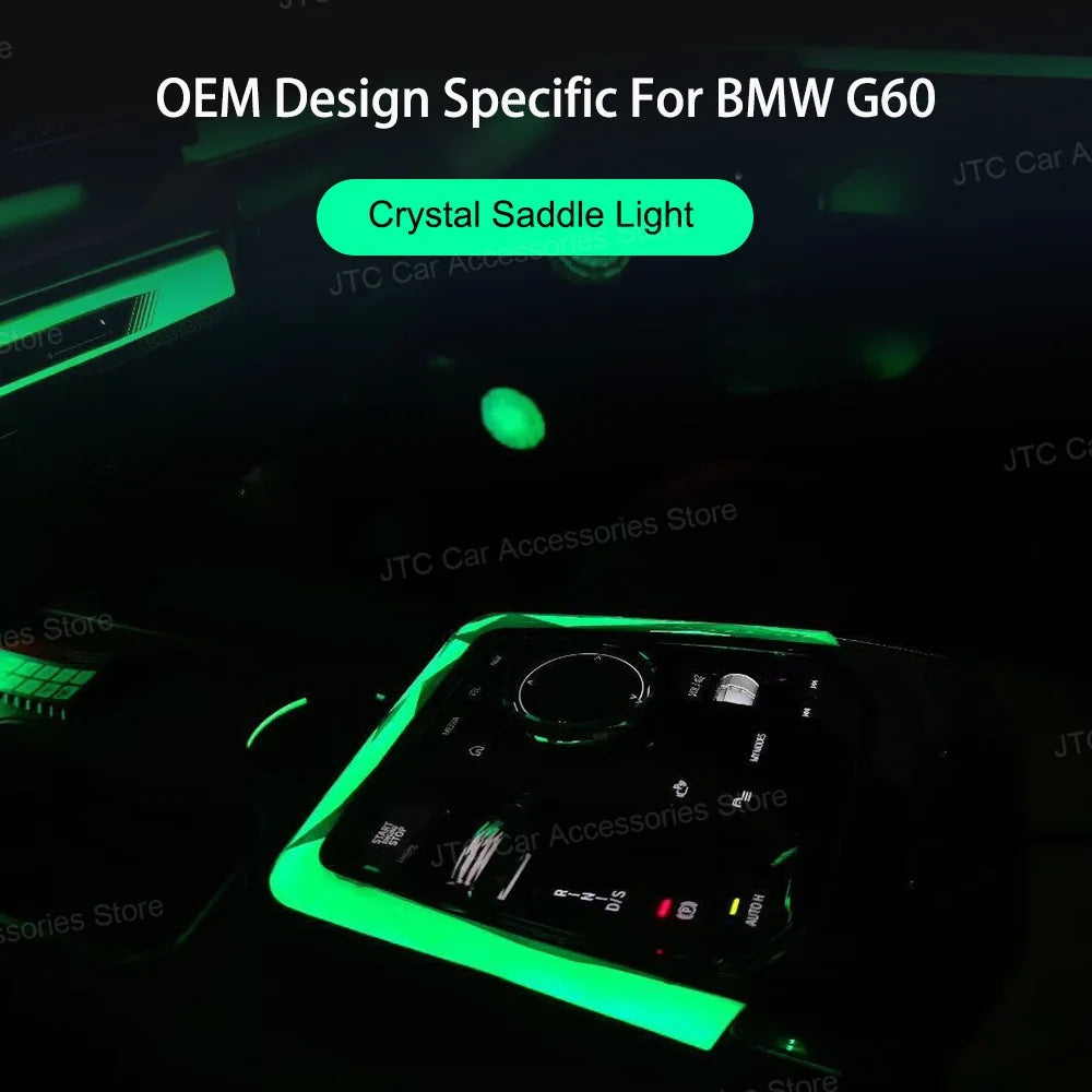 For BMW 5 Series G60 G68 Center Console Crystal Saddle I5