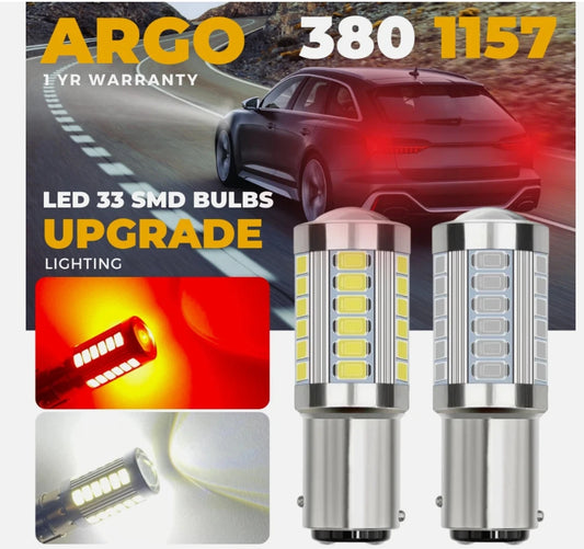 2X 380 1157 Brake Bulbs Upgrade Xenon bay15d P21