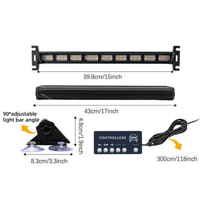 For All Vehicle Windshields 2IN1 Multifunctional Safety Warning