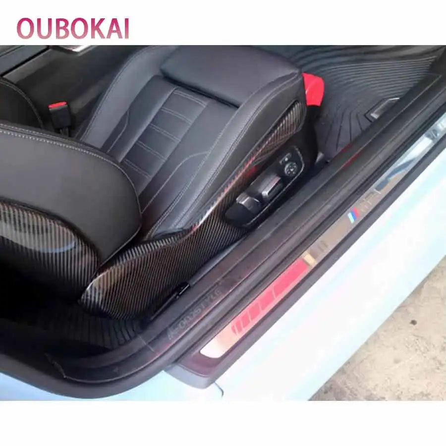 For BMW M2 G87 M3 G80 M4 G82 Carbon Fiber SEAT Side Panel Sports