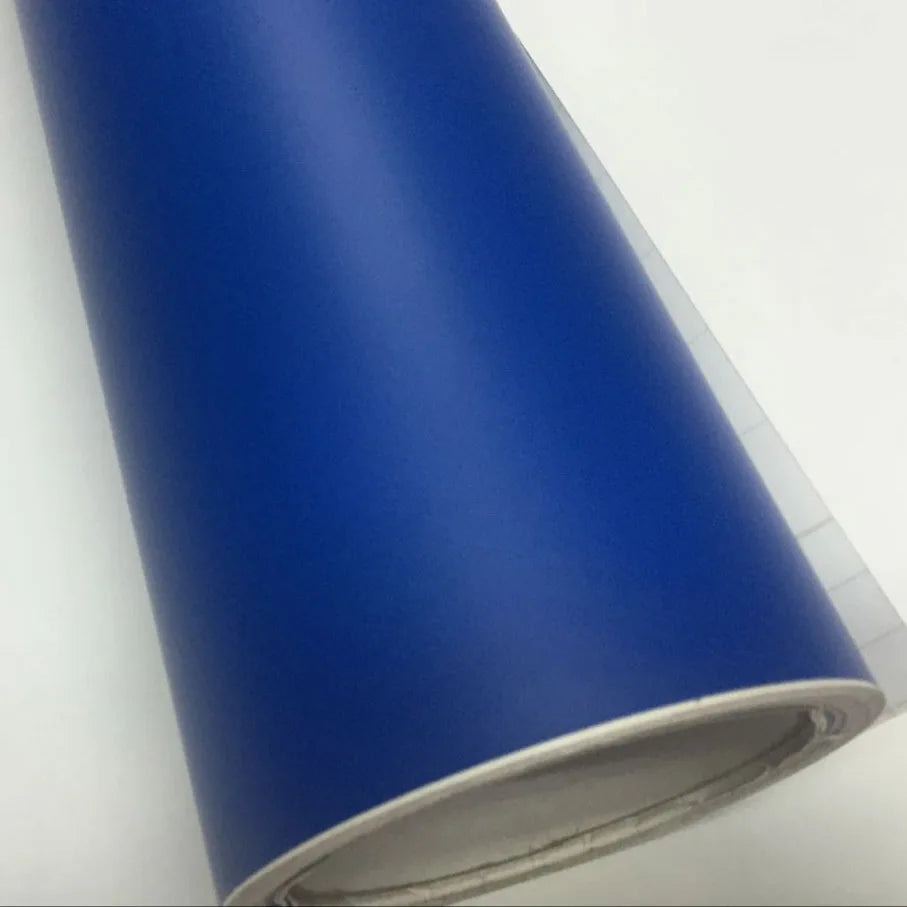 58x152cm Lot Matt Dark Blue Vinyl Sticker Wrapping Wrap