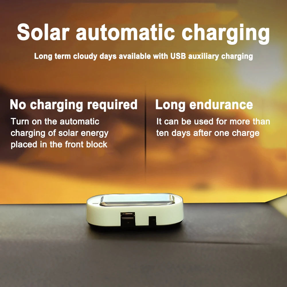 Wireless Warning anti-theft Caution Solar Powered Super Bright