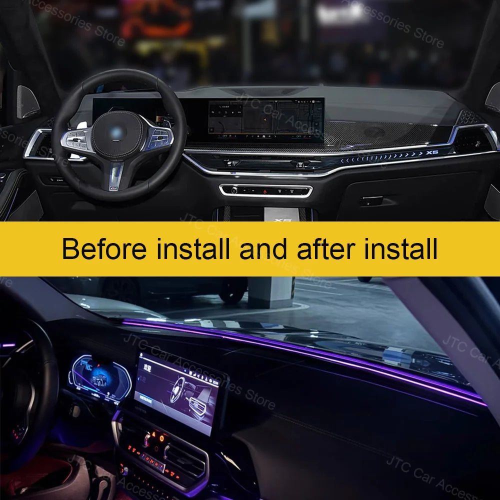 For BMW 3 4 5 7 Central Control Surround Dashboard Ambient