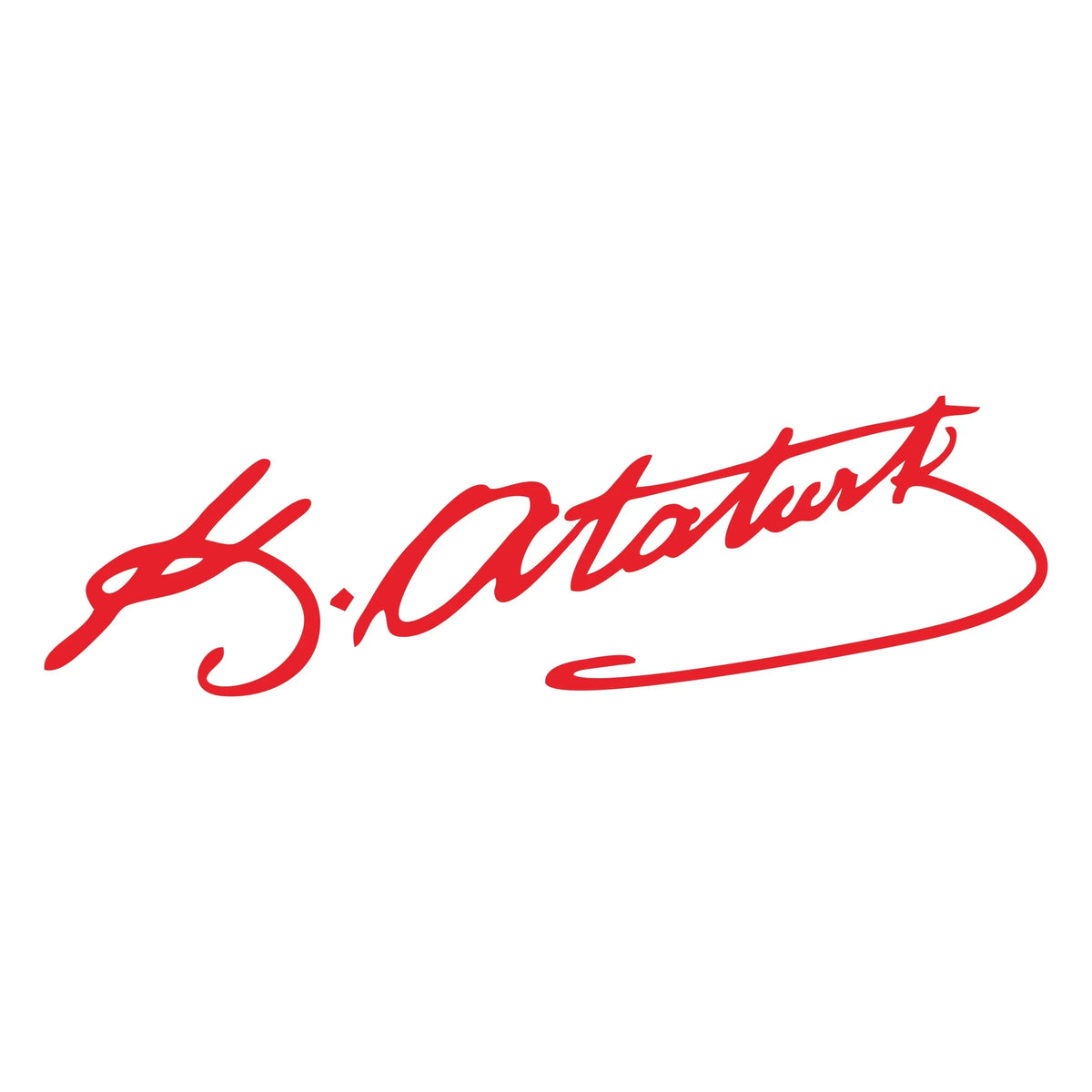 For Turkey Mustafa Kemal Ataturk Signature Design Sticker Kk
