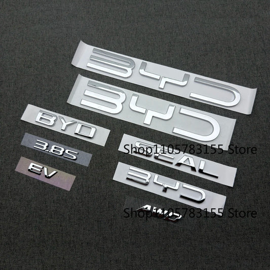 For BYD Seal Sealion 7 Ev ABS BYD Body Emblem Logo Tail Trunk