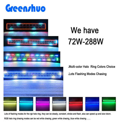 12volt 22inch RGB Chasing Bar Truck Off Road Pickup