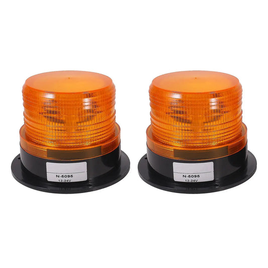 X Amber Beacon Strobe Emergency Warning Truck 12V 24V