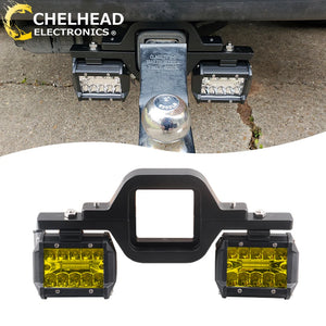 2.5 Inch Towing Hitch Mount Brackets Bar Pods Work