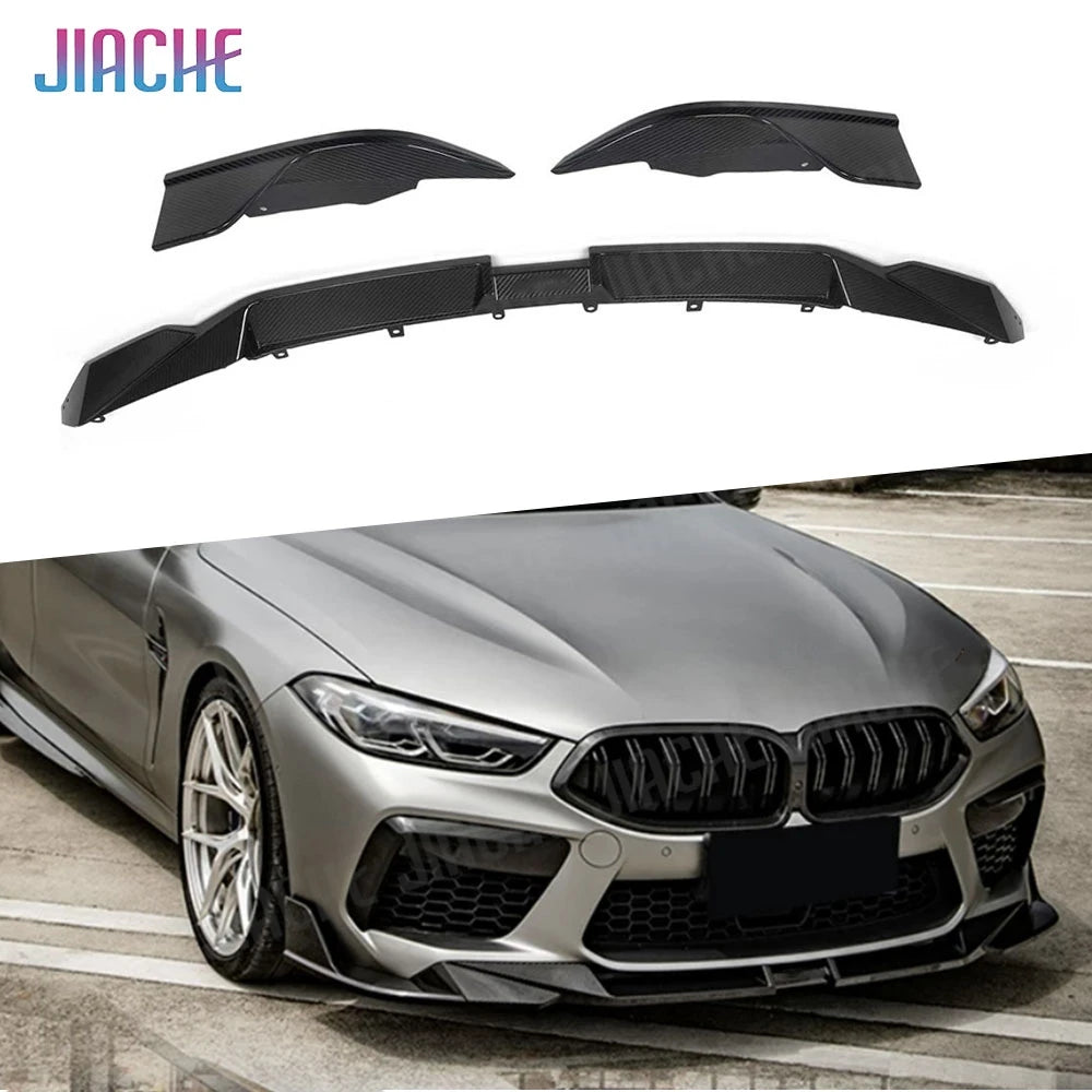 For BMW 8 Series F91 F92 Jiache Dry Carbon Fiber Front Bumper