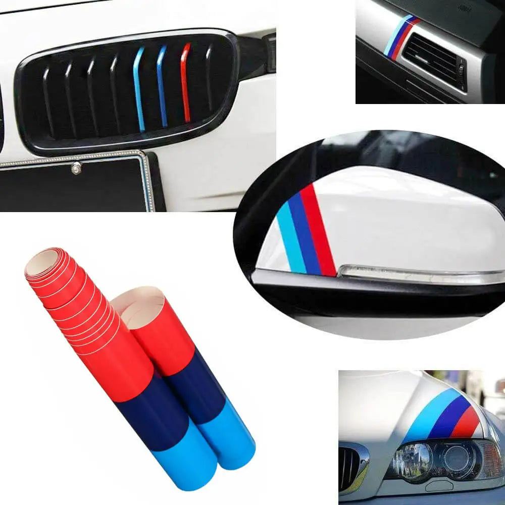 For BMW Hoods,Grilles,Bumpers,Mirrors Lens Racing Vinyl Sticker
