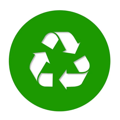 Recycle Trash Sticker Vinyl Modern Logo Symbol Organize Cans