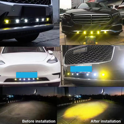 For Off Road Trunk Grille Motorcycle Spotlight Auxiliary Front