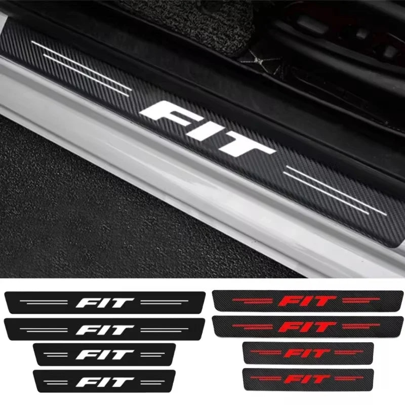 For Honda Fit Logo 2021 2020 4PCS Sill Pedal Rear Bumper