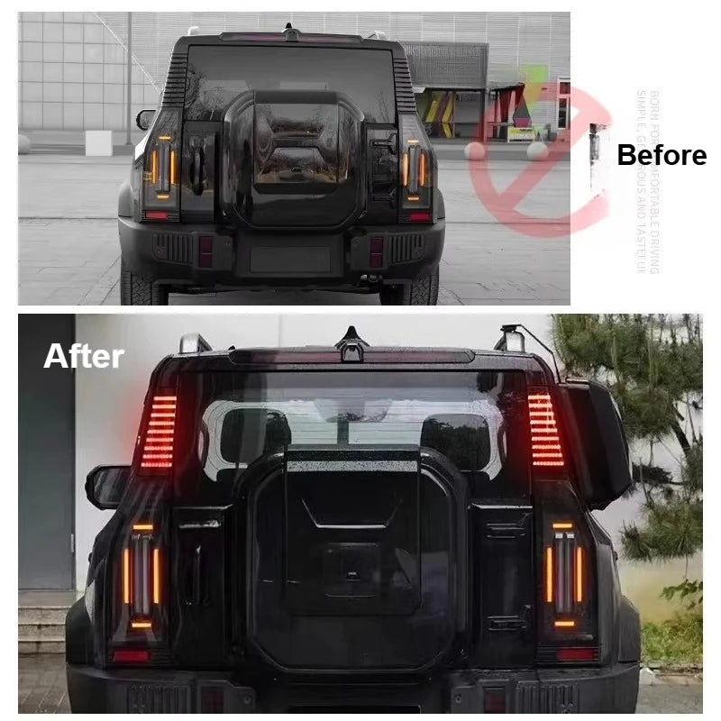 For Jetour Traveller T2 LED Column D Pillar Flowing Turn Signal