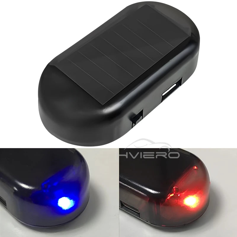 1-5x Solar Powered Fake Security Simulated Dummy Alarm Wireless