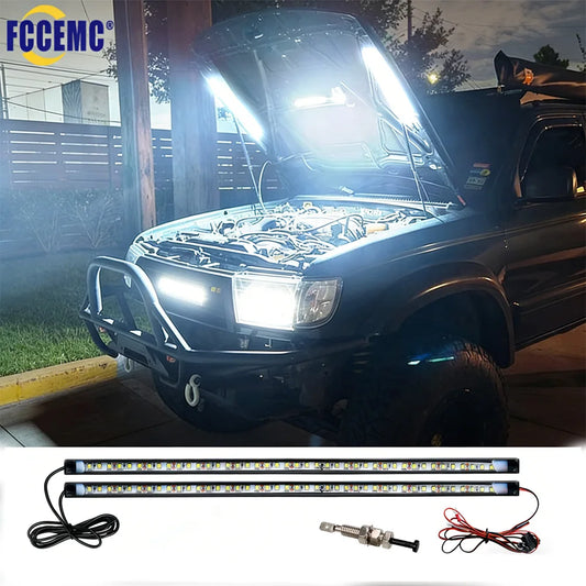 Hood Repair Lighting Kit On Off White Waterproof Underhood
