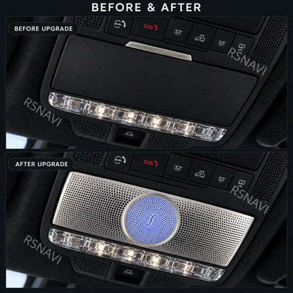 Overhead Console Reading Sunglasses Holder Ambient Lighting