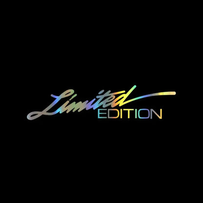 Vinyl Limited Edition Sticker Reflective Laser Decal car-styling