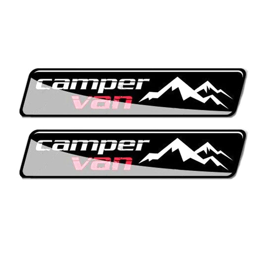 2PCS Campervan Stickers 147 Vanlife Camper Van Decals 3D