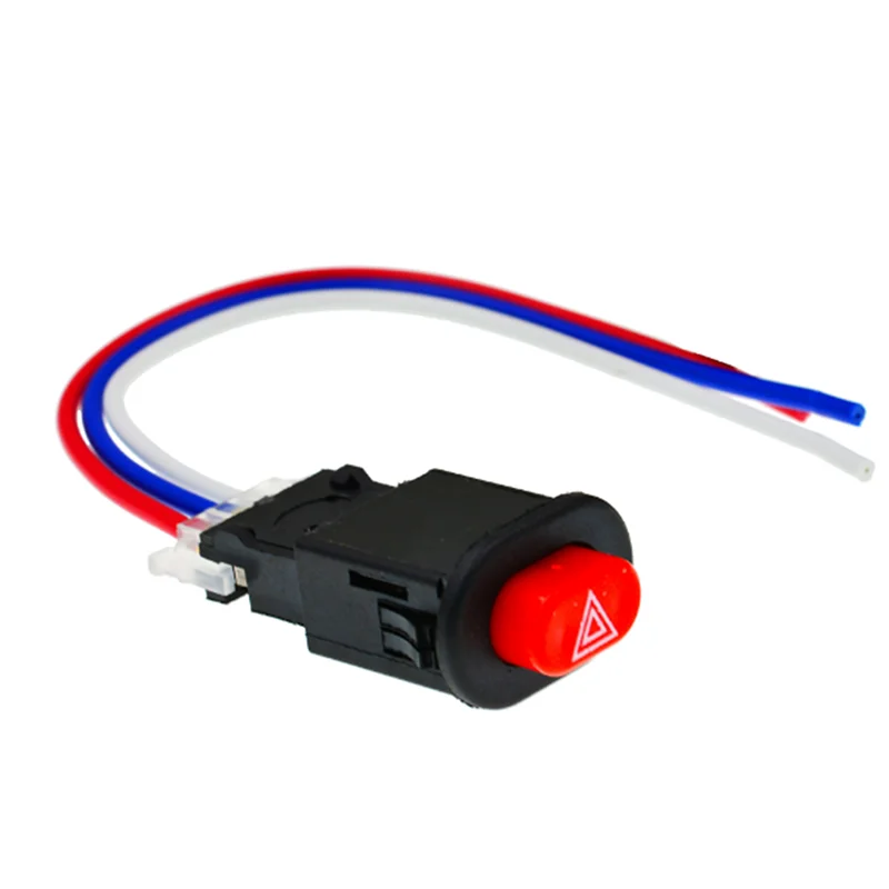 Motorcycle Hazard Switch Double Warning Flasher Emergency Signal
