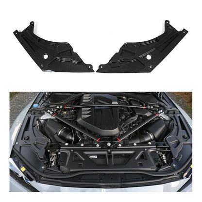 For BMW M2 M3 M4 G87 G80 G82 Genuine Dry Carbon Fiber Engine Bay