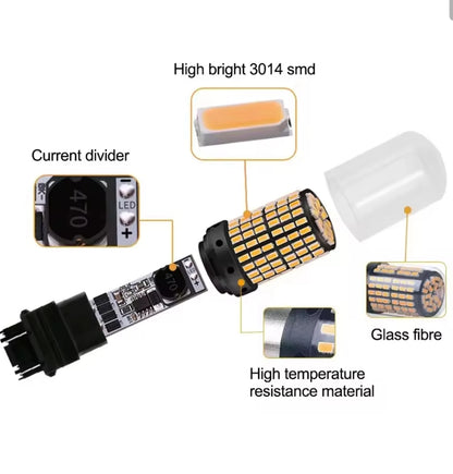 3157 Red 144 Ultra Bright Stop Tail No Hyperflash