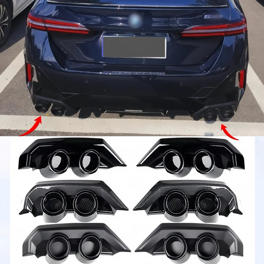 For BMW 5 Series I5 G60 Rear Bumper Diffuser Black Warrior