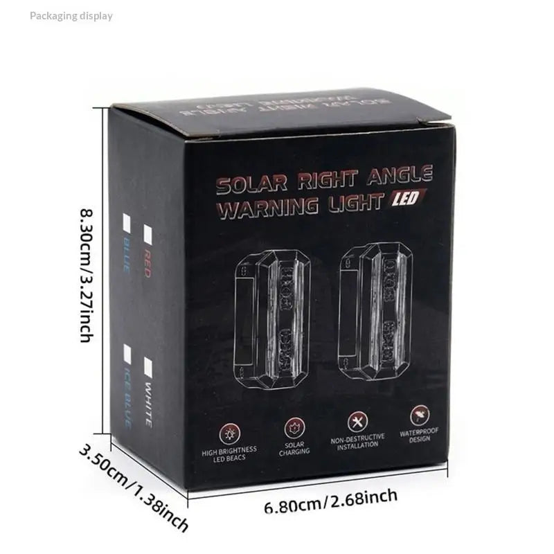 Solar Powered Warning Weather Resistant Wireless Side Marker