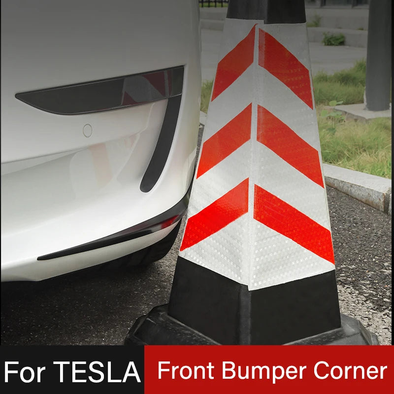 For Tesla Model 3 2023 2022 2PCS Front Bumper Corner Sticker