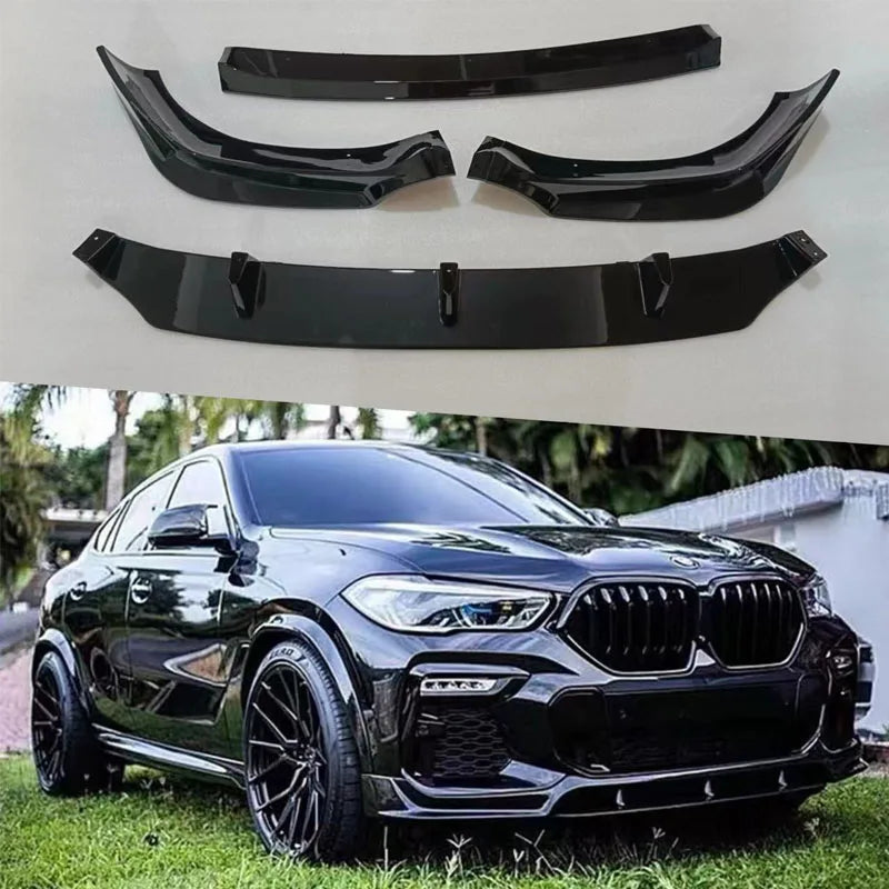 For BMW X6 G06 2019 2020 2021 2022-2024 Front Bumper Lip