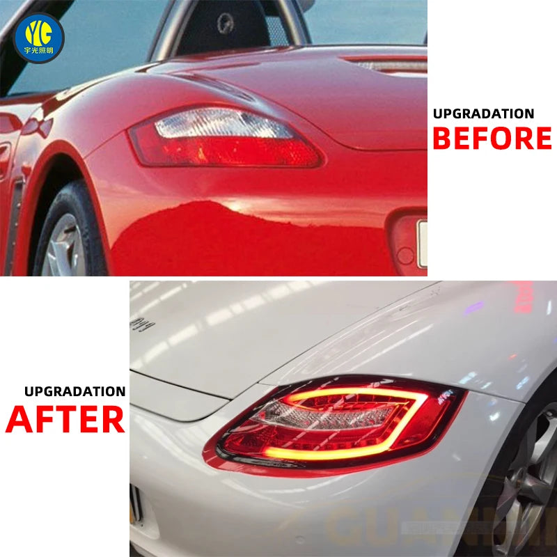For Porsche Cayman Boxster 718 Plug Yu Guang Play Rear 987.1